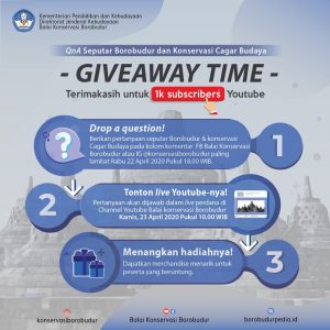 Read more about the article Giveaway : QnA Seputar Borobudur dan Konservasi Cagar Budaya