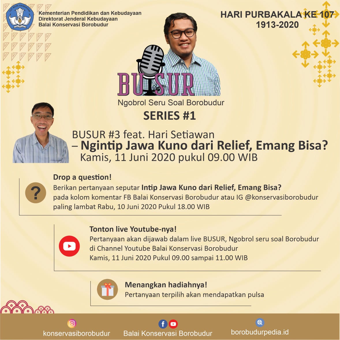 Read more about the article BUSUR Series #1 – Ngintip Jawa Kuno dari Relief, Emang Bisa ?