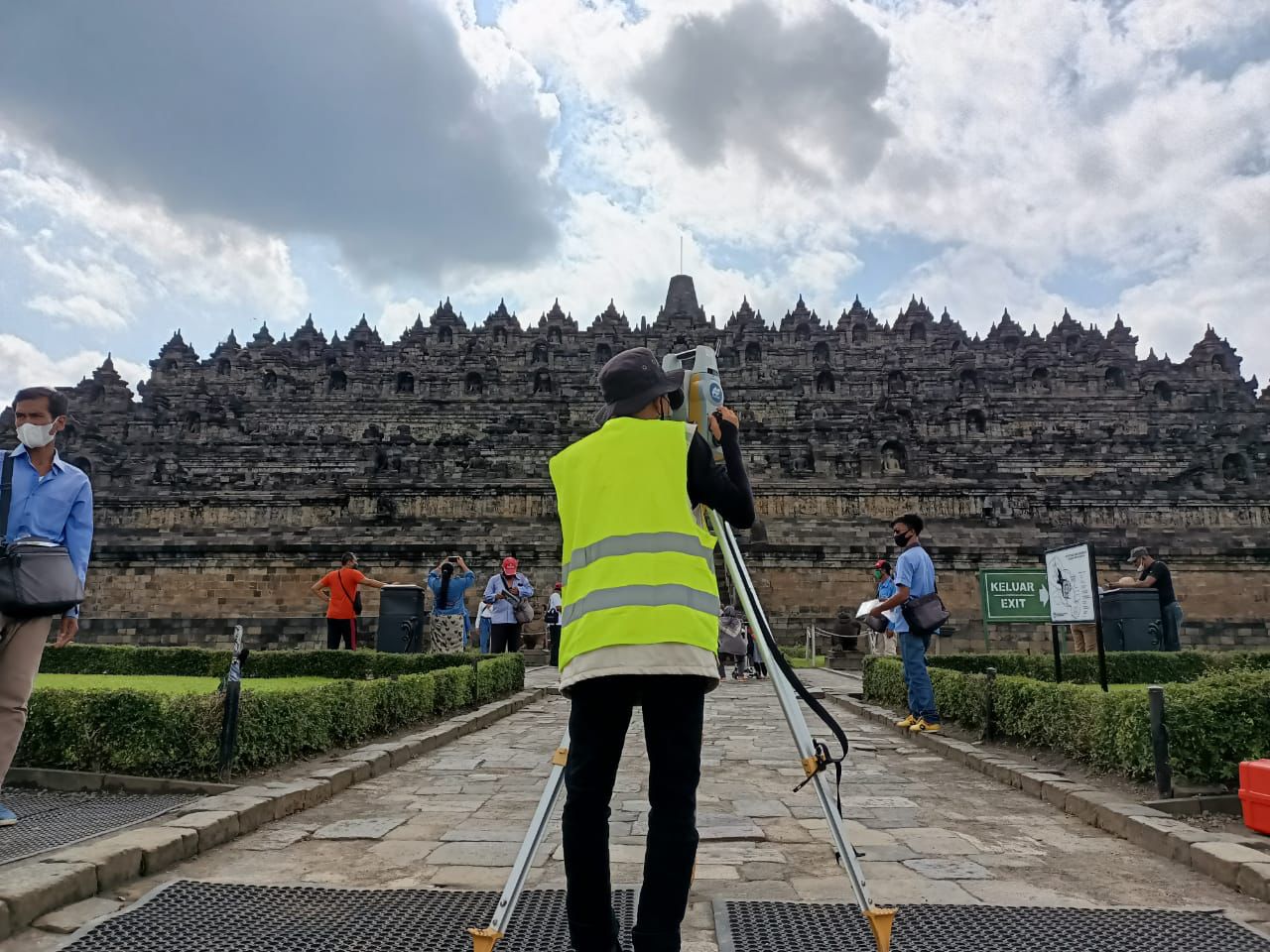 Read more about the article Pemantauan Struktur Candi Borobudur