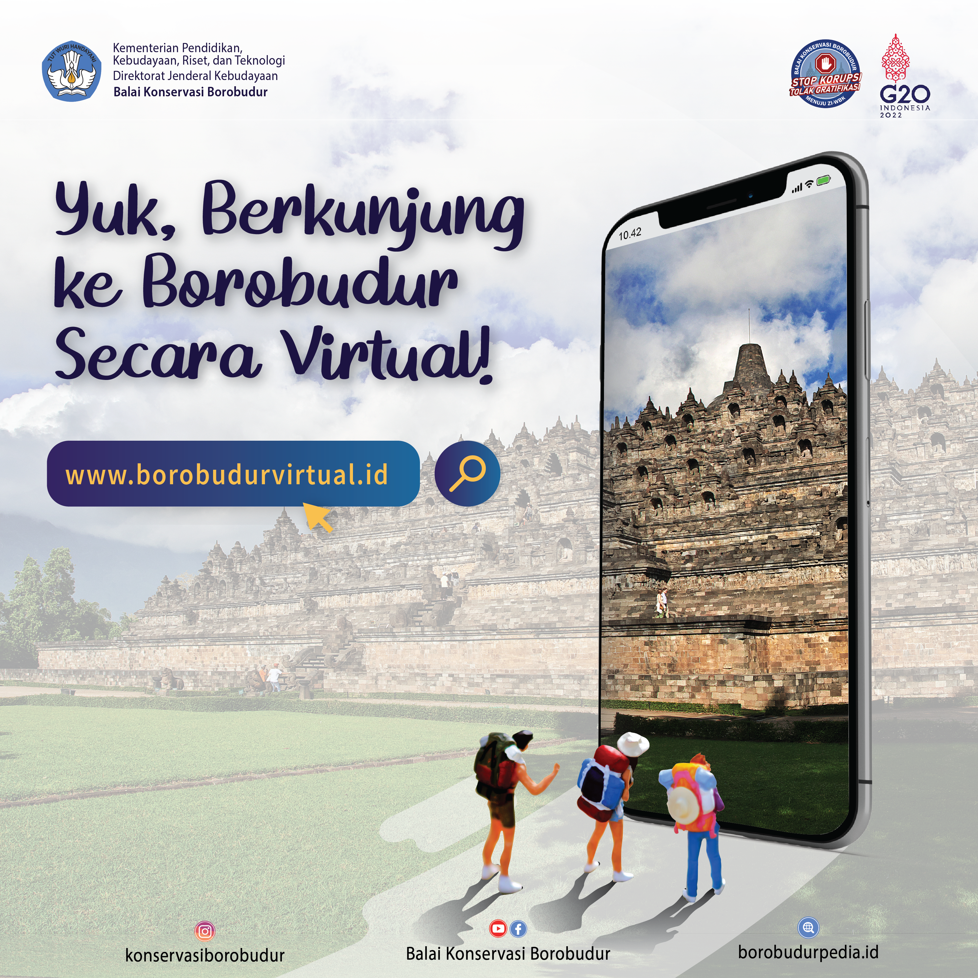Read more about the article Yuk, Berkunjung Ke Borobudur Secara Virtual!