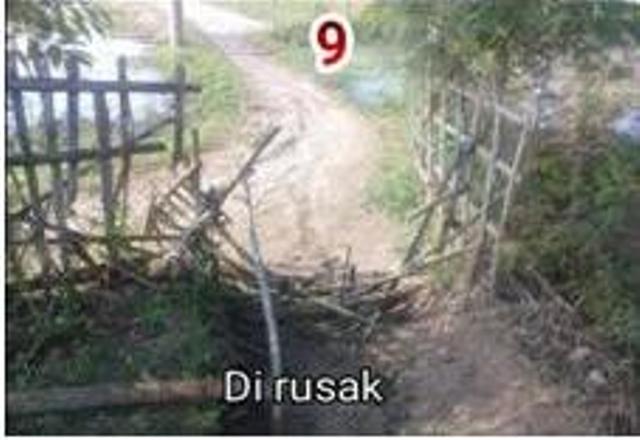 You are currently viewing Situs Rusak Karena Berada di Jalan Utama Perlintasan Antar Kampung