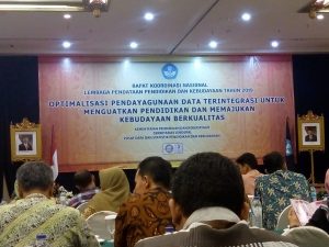 Read more about the article Rakornas Lembaga Pendataan Pendidikan dan Kebudayaan Tahun 2019