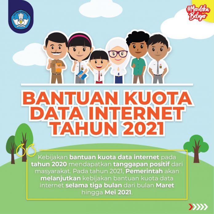 Bantuan Kuota Data Internet 2021