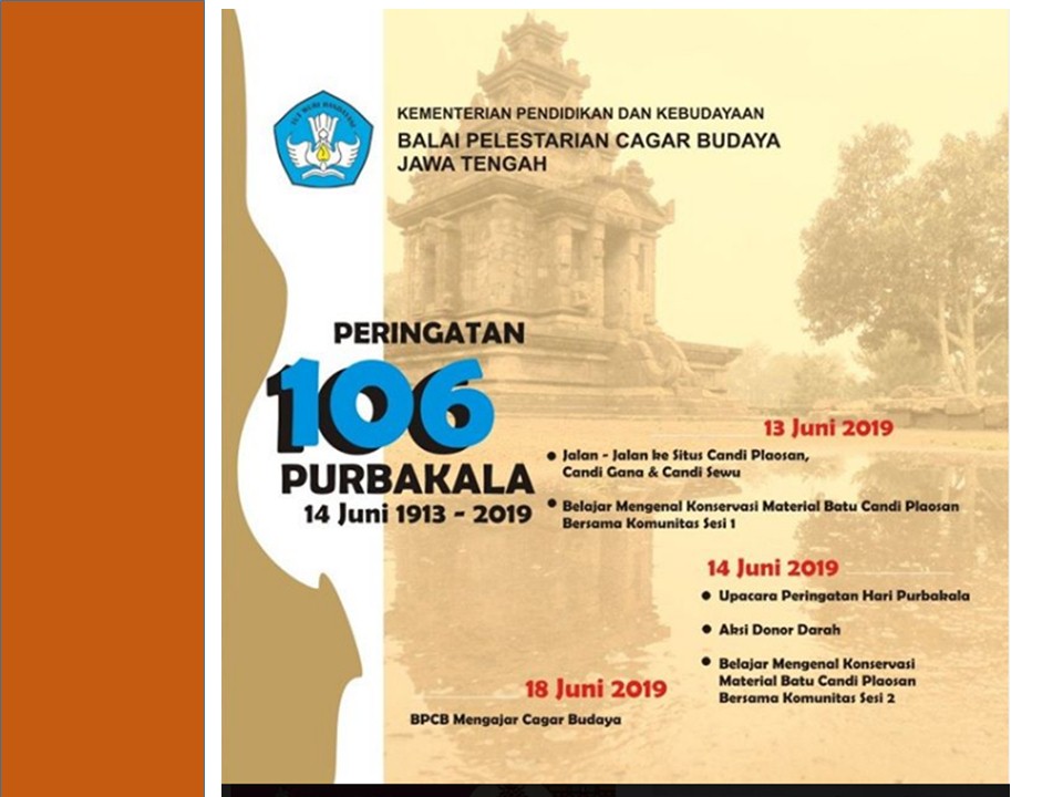 Read more about the article Hari Lahir Purbakala Ke 106 Diperingati BPCB Jateng Dengan Semangat Gotong Royong