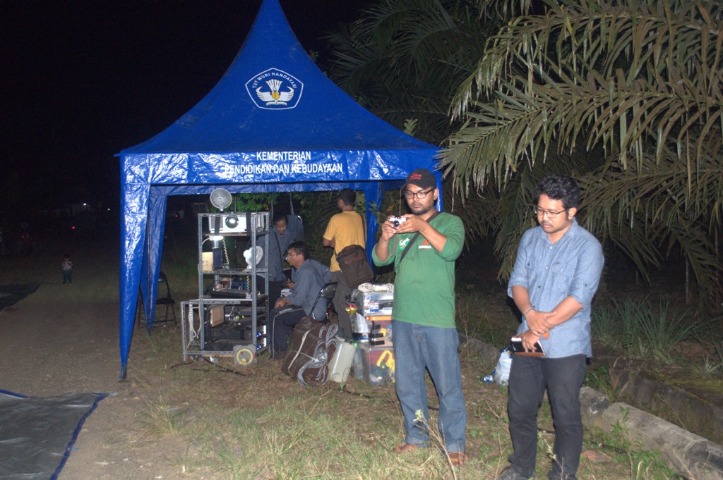 Kegiatan Bioskop Keliling di Pasar Rabu, Kabupaten Paser