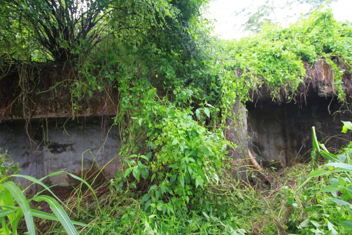 Bunker yang ada esa Sungai Bakar, Kecamatan Bajuin, Kabupaten Tanah Laut, Kalimantan Selatan