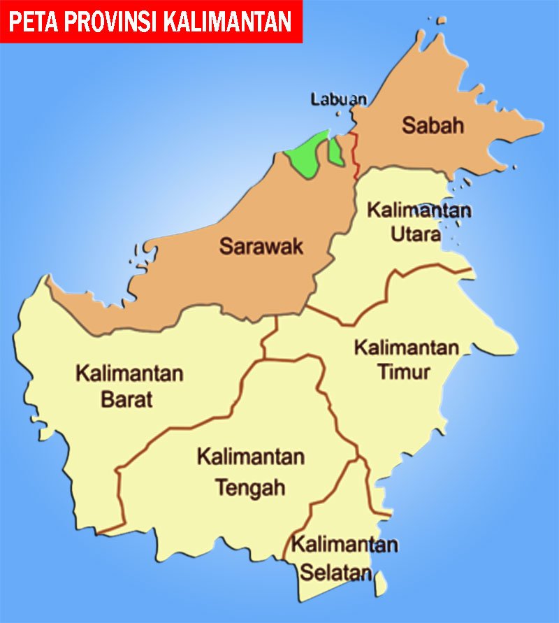 Pulau Kalimantan  Bumi Borneo