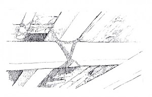 Gambar detail ikatan pada konstruksi bangunan