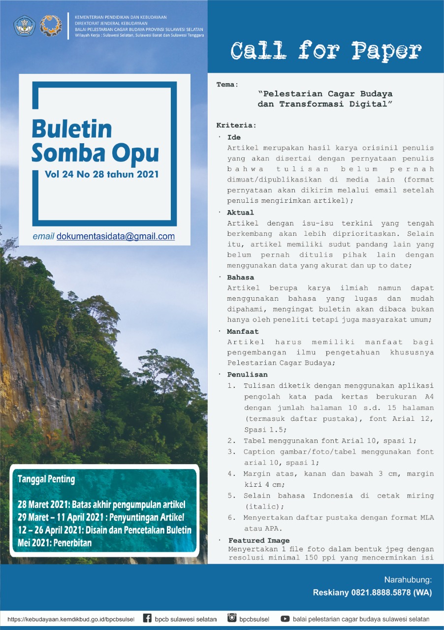 Read more about the article Buletin Somba Opu