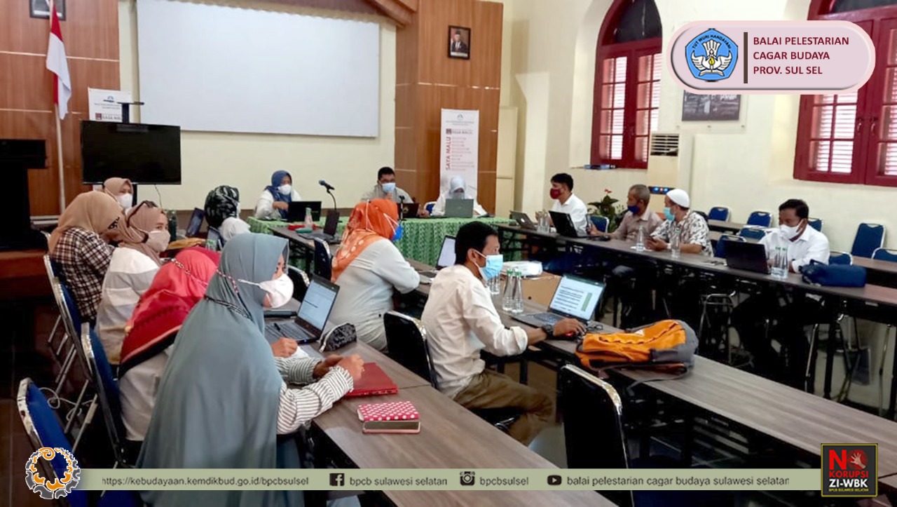 Read more about the article Rapat Penyusunan Program Kerja 2022 dan Reviu Renstra 2020-2024 di lingkungan Balai Pelestarian Cagar Budaya Provinsi Sulawesi Selatan dalam rangka penyusunan Rencana Kerja Tahunan 2022