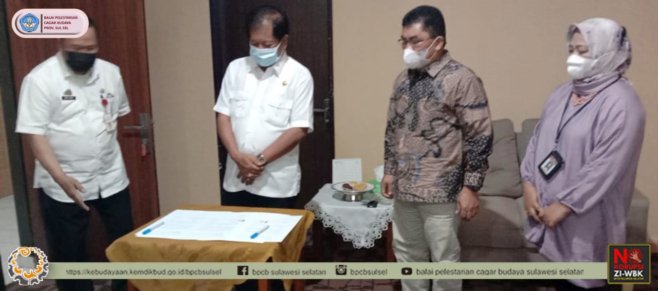You are currently viewing Penandatanganan Naskah Perjanjian Hibah Taman Prasejarah Caleo Kabupaten Soppeng oleh Bupati Soppeng dan Kepala BPCB Prov. Sulsel