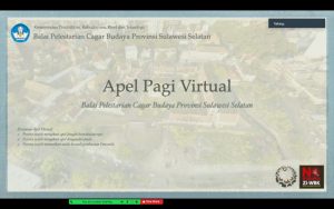 Read more about the article Apel Virtual BPCB Prov. Sul-Sel, Senin, 20 September 2021