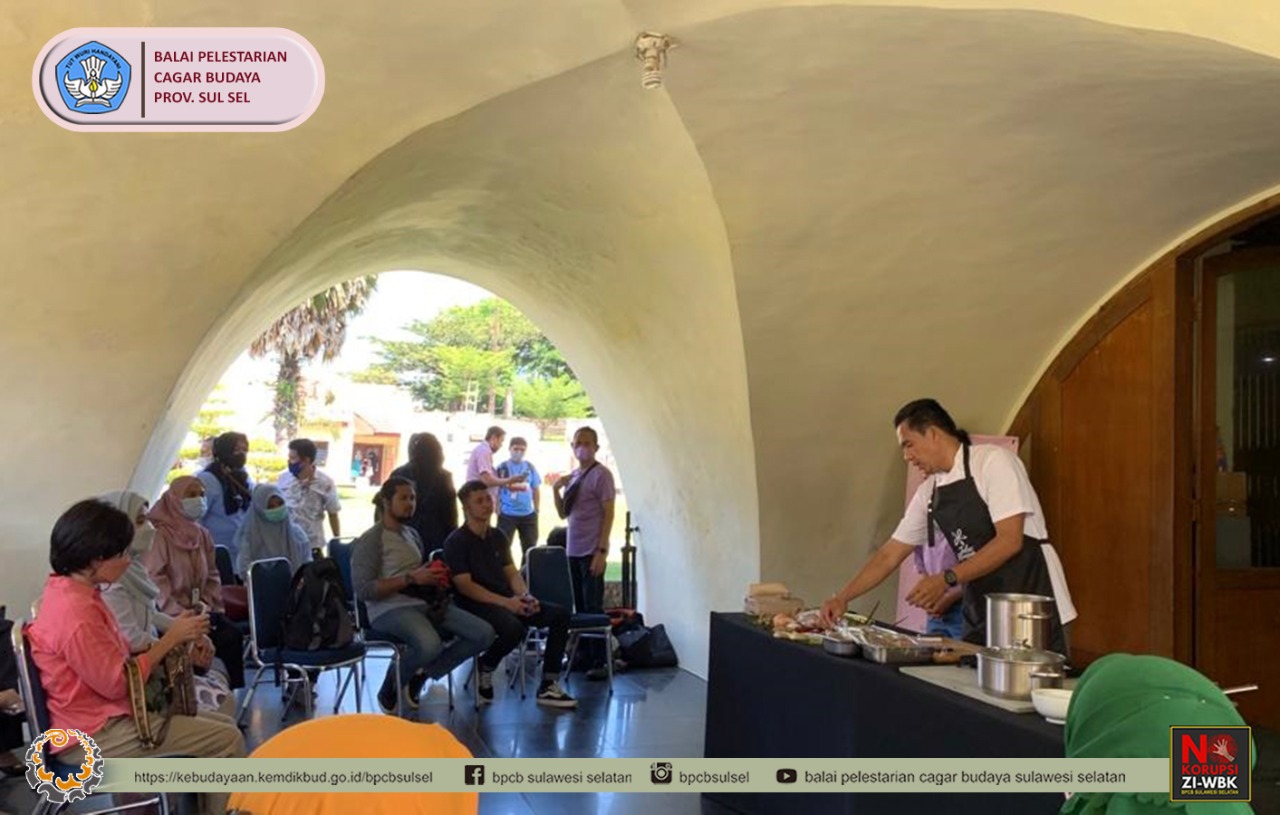 Read more about the article Balai Pelestarian Cagar Budaya Provinsi Sulawesi Selatan melakukan kegiatan Workshop Kuliner Jalur Rempah : Coto Makassar pada 27 September 2021.