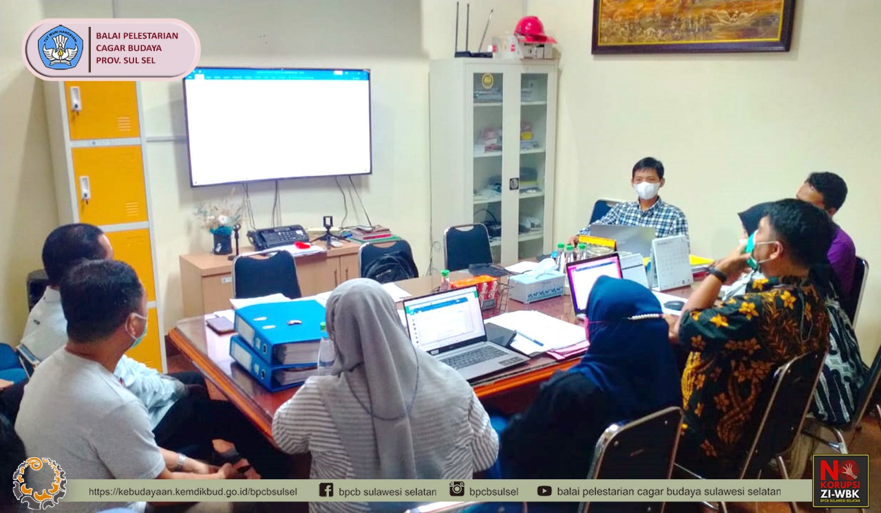 You are currently viewing Tim SPI Balai Pelestarian Cagar Budaya Provinsi Sulawesi Selatan mereviu dokumen keuangan dan kepegawaian