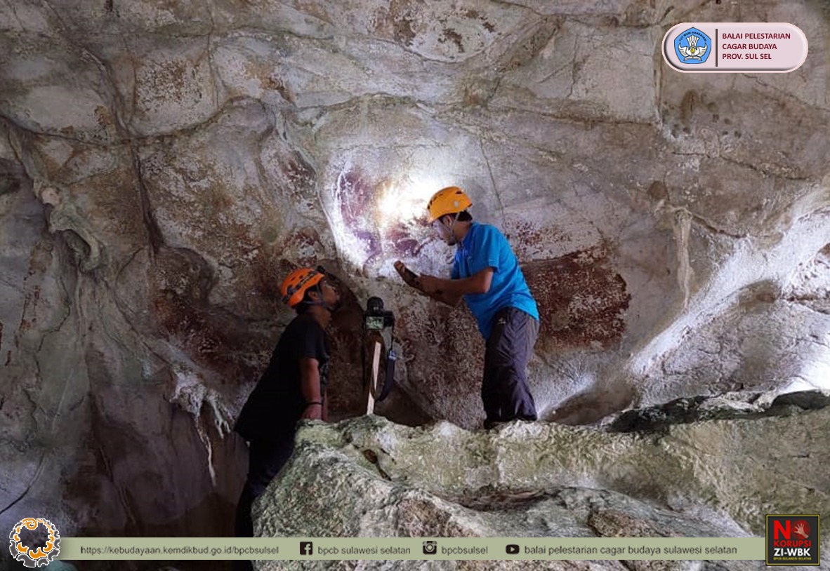 Read more about the article Pemantauan Laju Kerusakan Lukisan Dinding Gua Prasejarah di Kabupaten Muna dan Konawe Prov. Sulawesi Tenggara