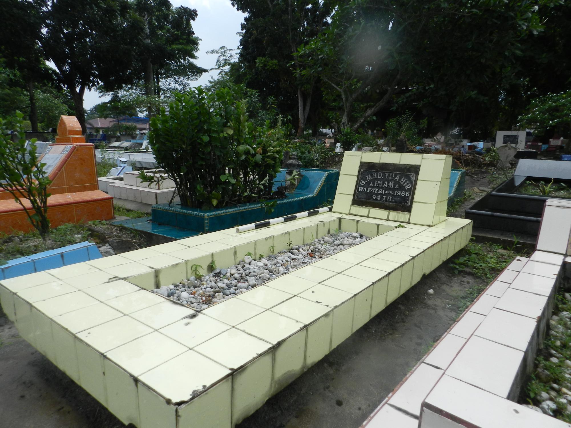 Makam M Thahir Ima Districhoofd Kerajaan Siak Balai Pelestarian Cagar Budaya Sumatera Barat