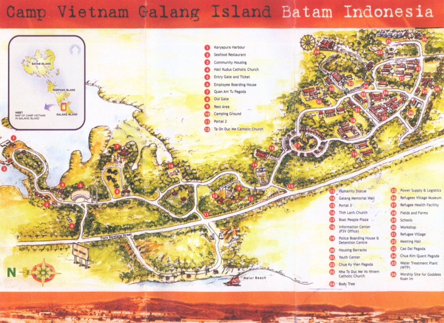 Kawasan Camp. Pengungsi Vietnam Kota Batam