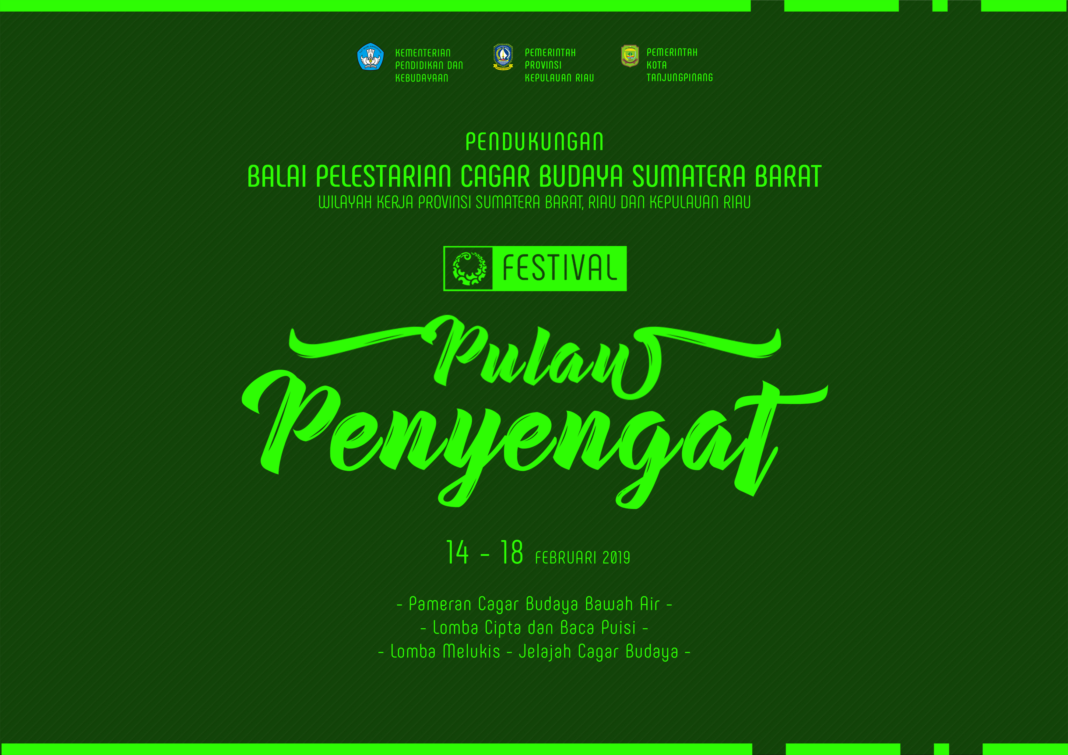 BPCB Sumatera Barat Gelar Berbagai Lomba di Festival Pulau Penyengat