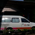 Parkir: Mobil PMI di Kantor BPCB Mojokerto