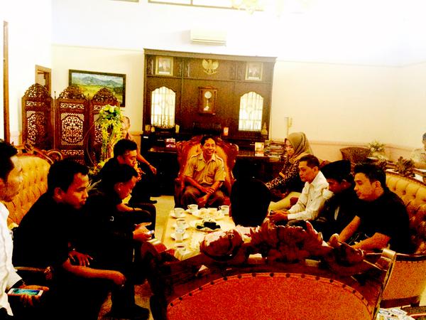 Kasie PPP BPCB Mojokerto menerima rombongan tamu DPRD Kab. Sampang