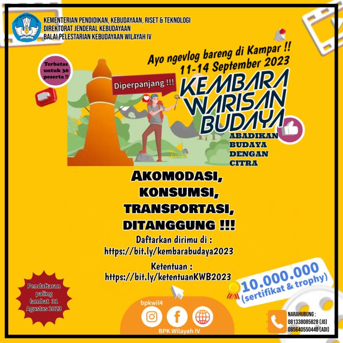 Kembara Warisan Budaya BPK Wilayah IV