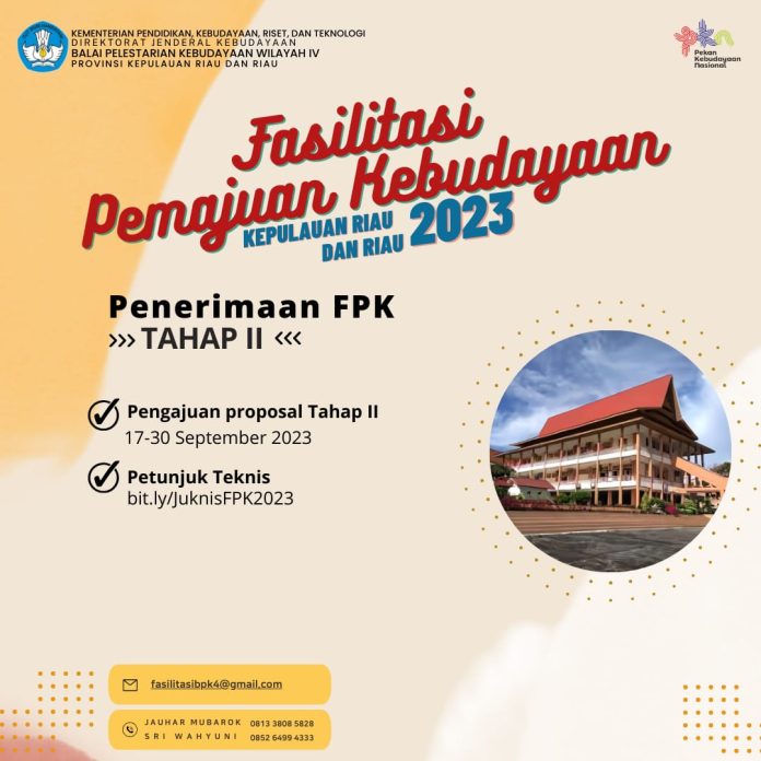 Fasilitasi Pemajuan Kebudayaan 2023