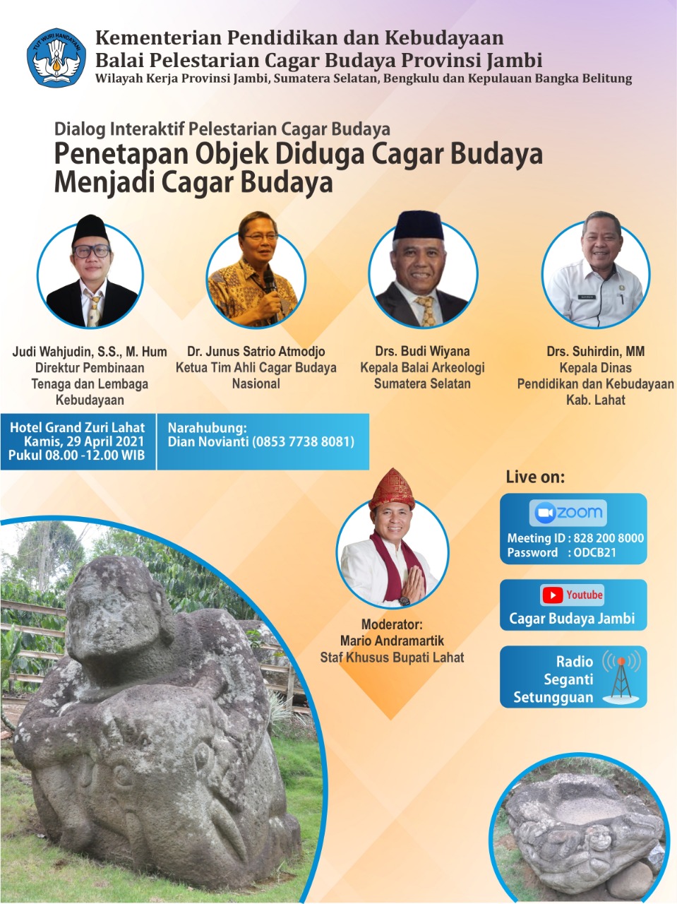 Dialog Interaktif Pelestarian Cagar Budaya di Lahat