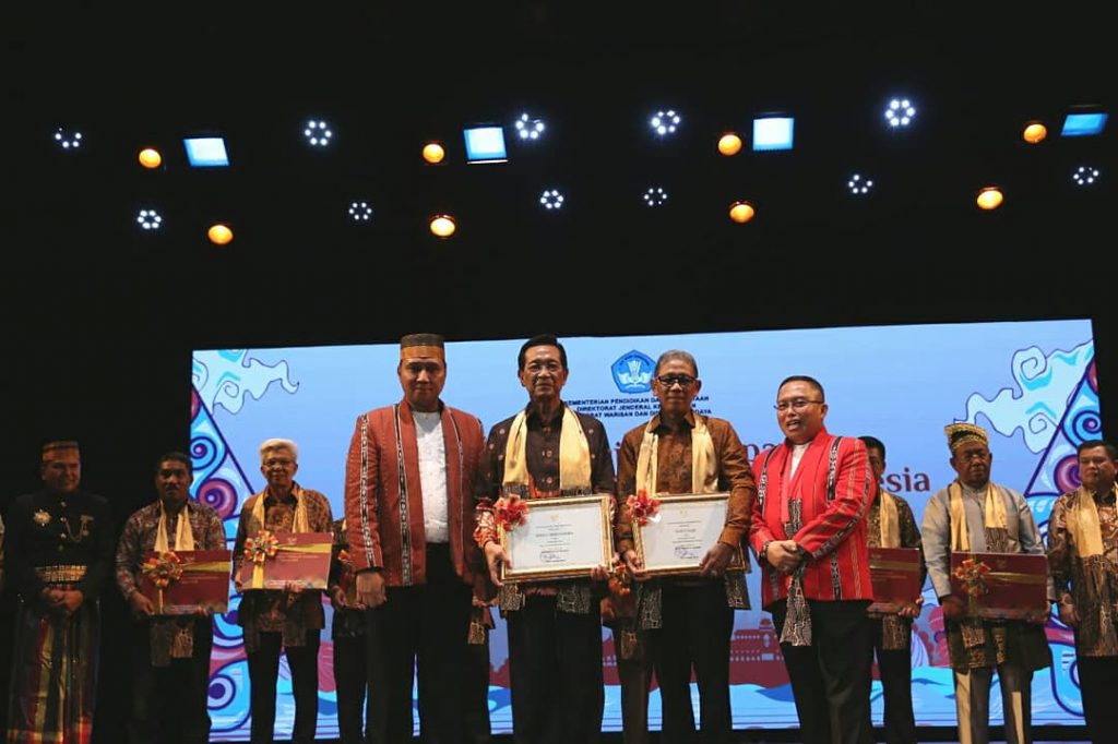D.I. Yogyakarta dan Sulawesi Selatan, dua provinsi terbaik pada Malam Apresiasi Penetapan Warisan Budaya Tak Benda Indonesia (WBTB Indonesia) 2018.