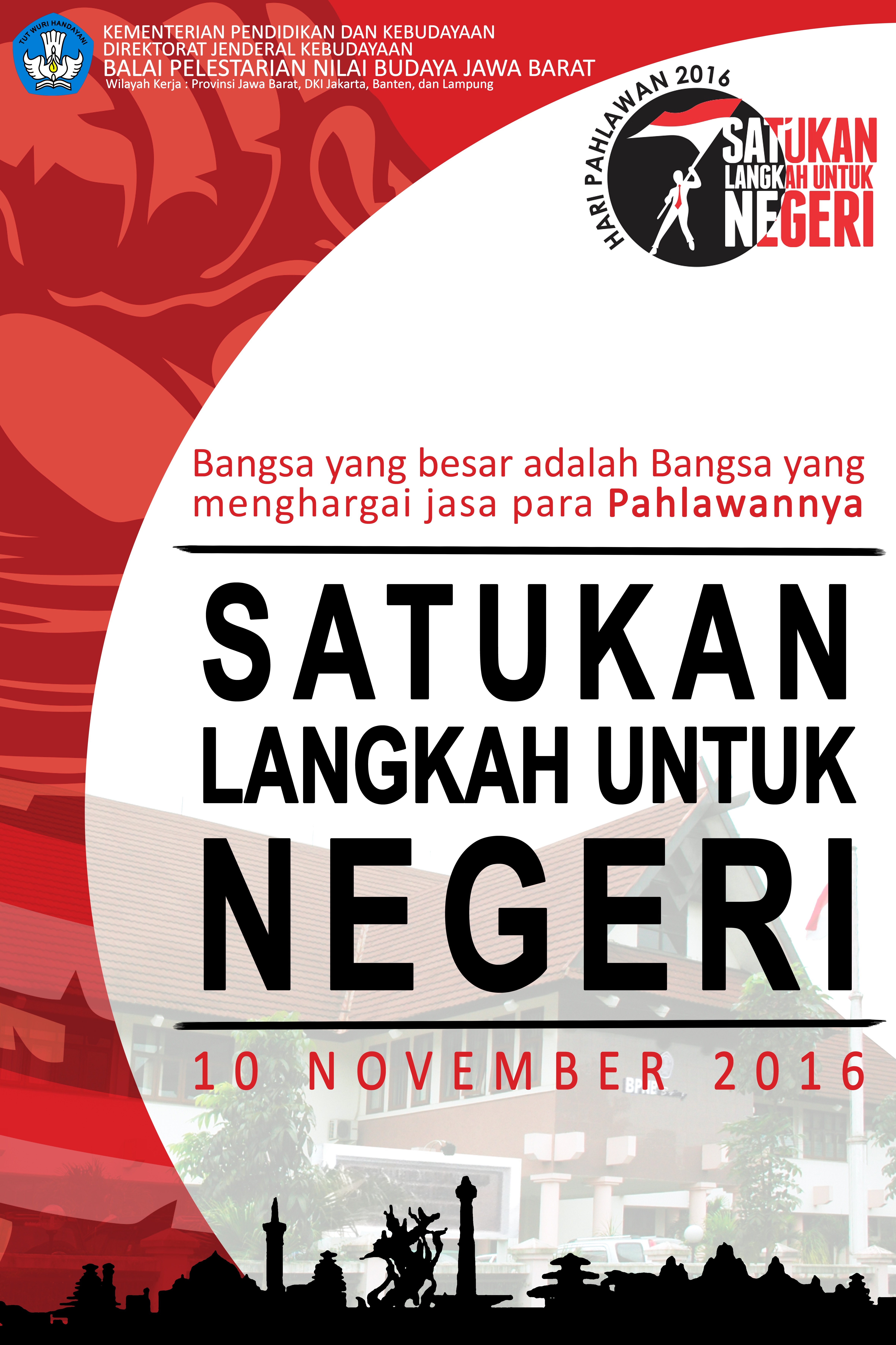 You are currently viewing Upacara memperingati Hari Pahlawan di BPNB Jawa Barat
