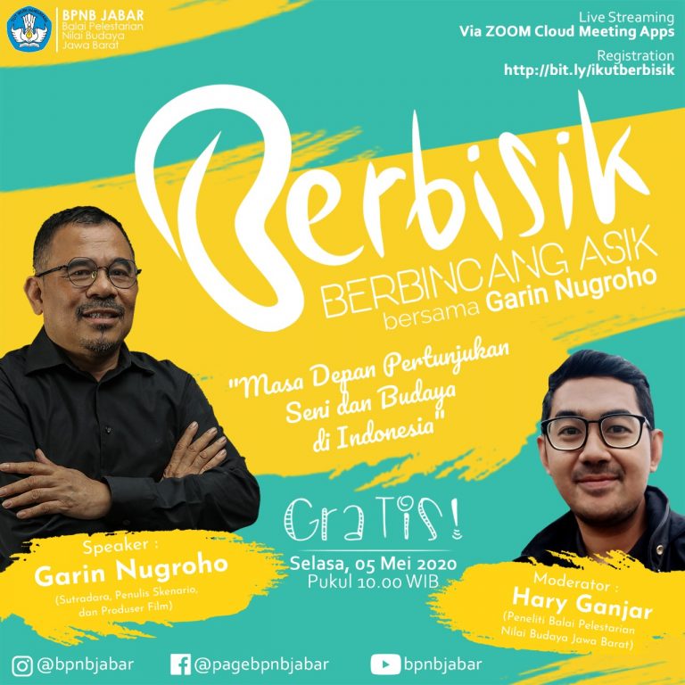Read more about the article Berbisik: Berbincang Asyik bersama Garin Nugroho