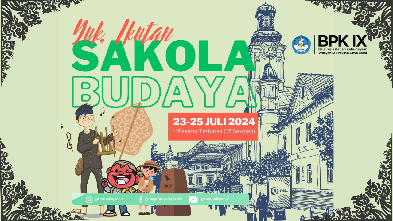 You are currently viewing Sakola Budaya 2024 BPK IX: Membangun Nasionalisme dan Cinta Budaya di Kalangan Pelajar Jawa Barat