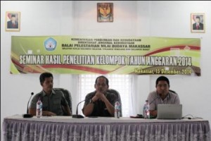 You are currently viewing Seminar Hasil Penelitian BPNB Makassar