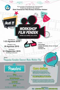 Read more about the article Workshop Film Pendek: “Penguatan Karakter Generasi Muda Melalui Film”