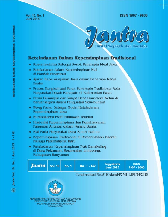 Read more about the article Jantra Volume 10 No. 1, Juni 2015