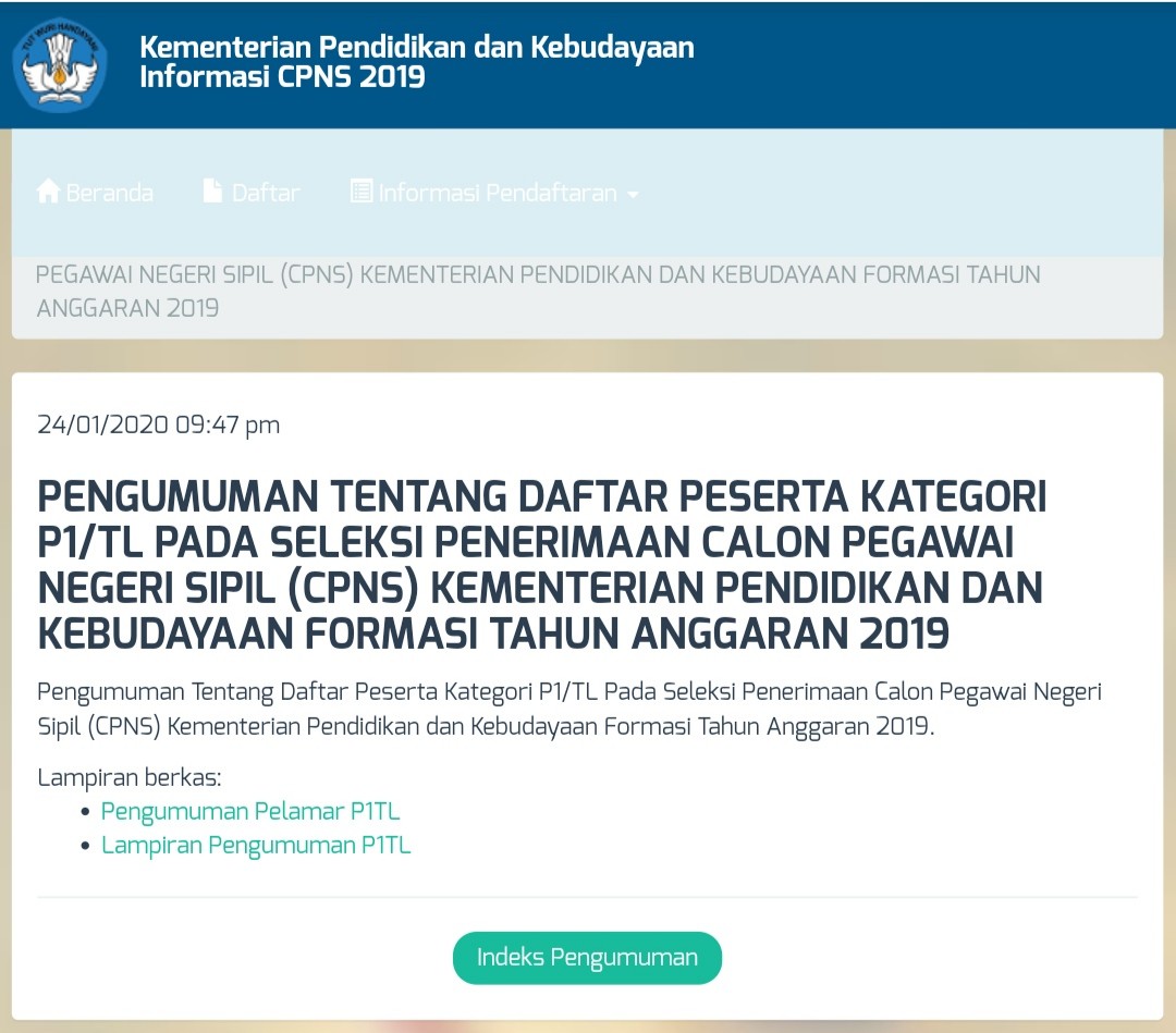 Pendaftaran Cpns 2020 Jogja Informasi Cpns Asn Indonesiainfo Cpns Asn Indonesia 2021