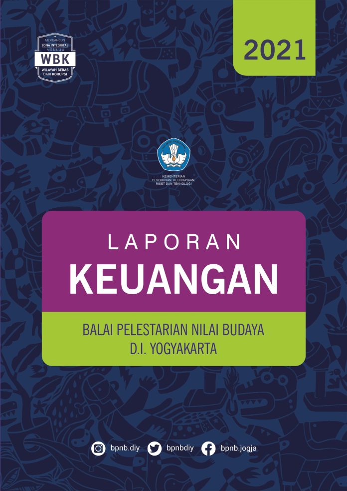 laporan keuangan BPNB D.I. Yogyakarta 2021