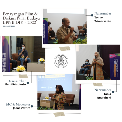 Penayangan Film dan diskusi Nilai Budaya BPNB DIY 2022