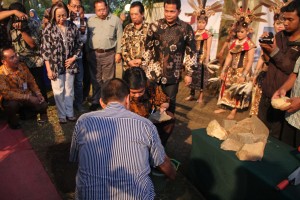 Peletakan Batu Pertama Museum Batik Indonesia