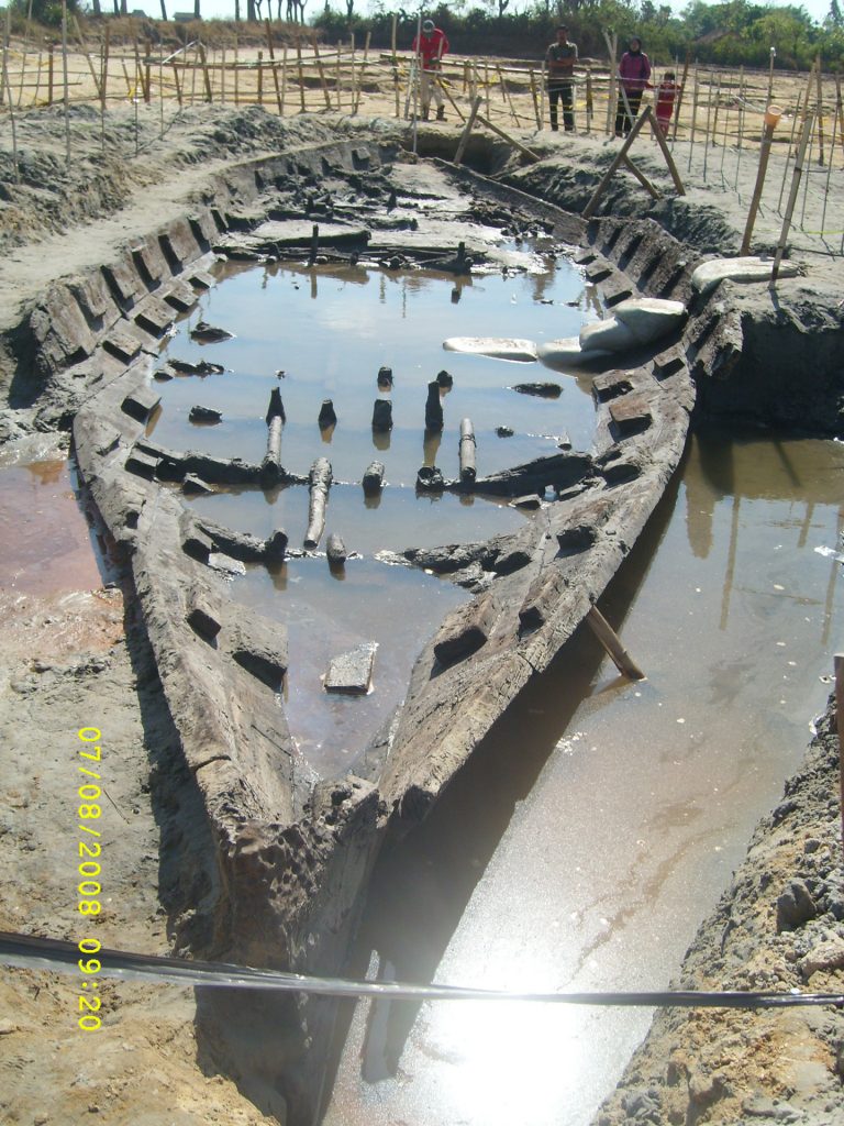 Kondisi perahu saat ditemukan pada 2008.