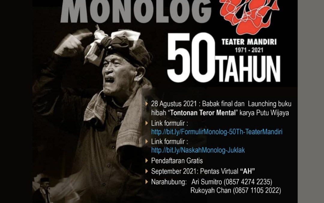 Lomba Monolog 50 Tahun Teater Mandiri