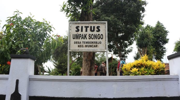 Situs Umpak Songo yang menjadi salah satu objek kajian Tim Ahli Cagar Budaya Nasional.