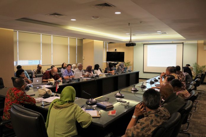 Suasana Rapat Koordinasi Pembahasan Pembentukan Badan Pengelola Kawasan Cagar Budaya, Jakarta (7/5)