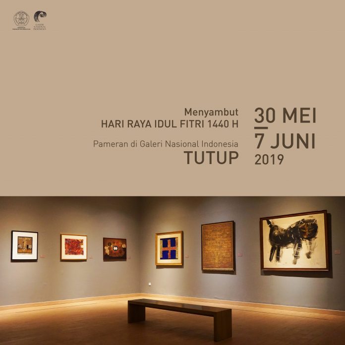 idul fitri, pameran di Galeri Nasional Indonesia tutup sementara