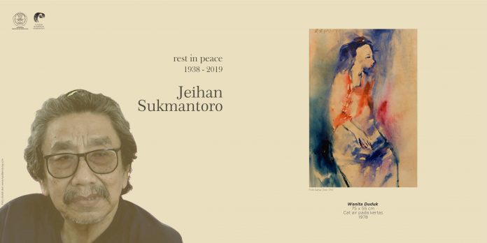 Seniman Jeihan Sukmantoro berpulang pada Jumat, 29 November 2019