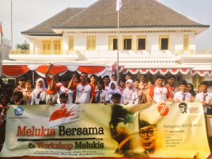 Read more about the article Melukis Bersama Dalam Rangka Perayaan Hari Kemerdekaan