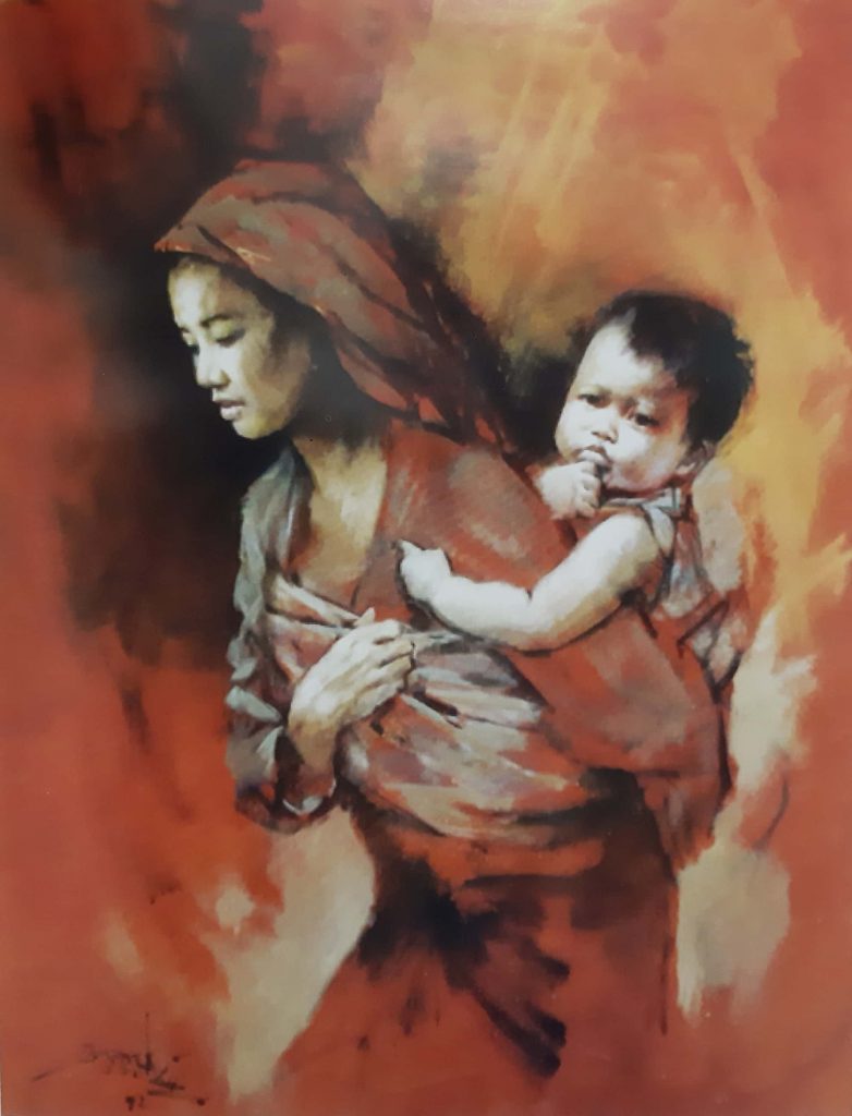 Kurator Seni – Mitos VS Kebangsaan – Lukisan Ibu dan Anak