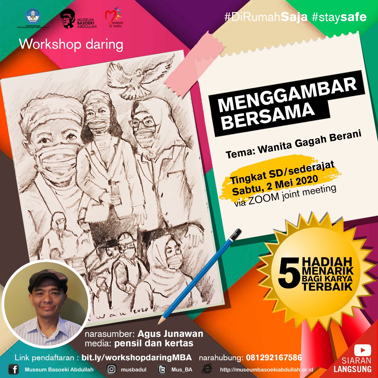 Read more about the article Workshop Daring ”Wanita Gagah Berani” Tingkat SD/sederajat.
