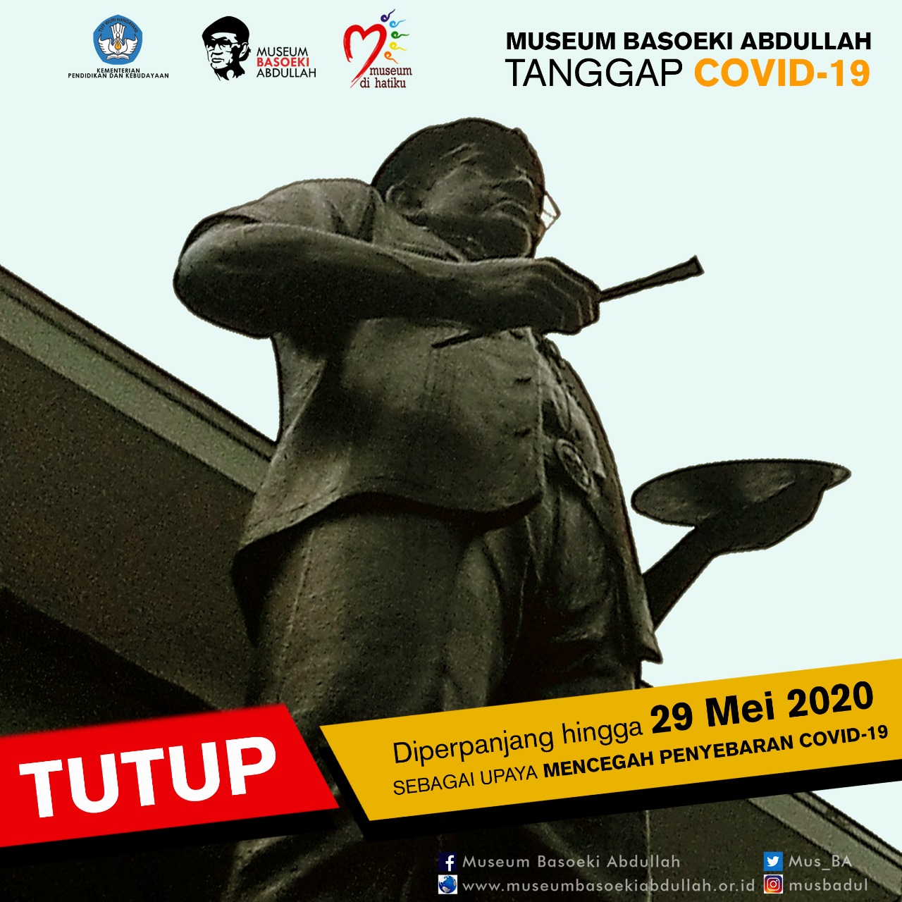 Read more about the article Penutupan Sementara Museum Basoeki Abdullah