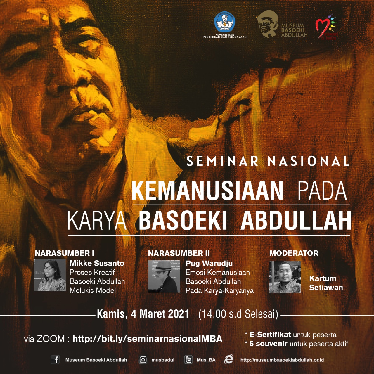 Read more about the article Seminar Nasional Kemanusiaan Pada Karya Basoeki Abdullah