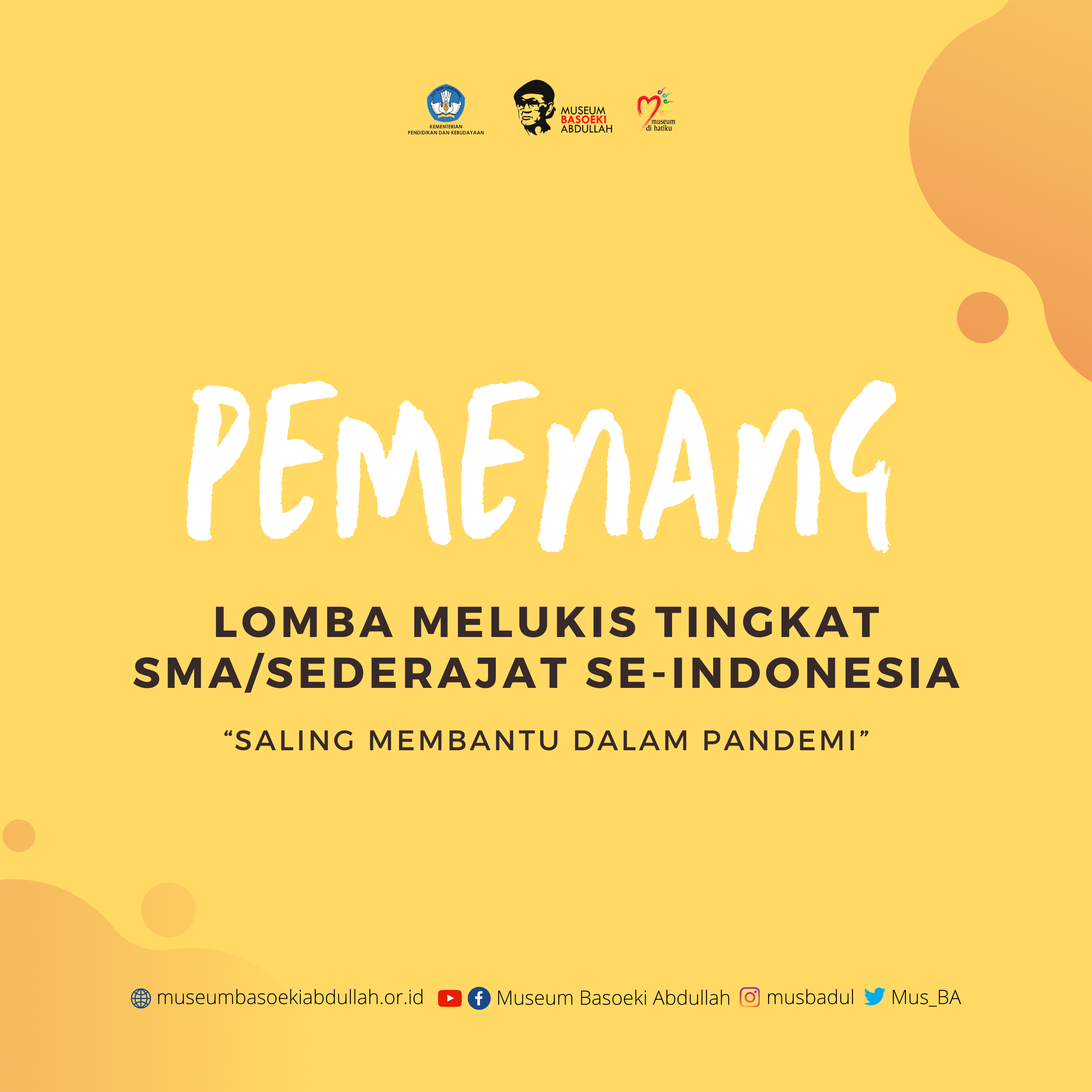 Read more about the article Pengumuman Lomba Melukis Tingkat SMA/sederajat Se-Indonesia